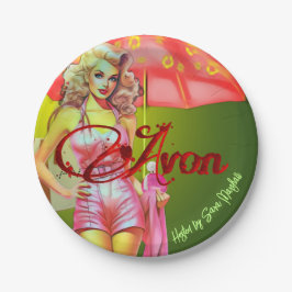 Prato De Papel Festa Avon