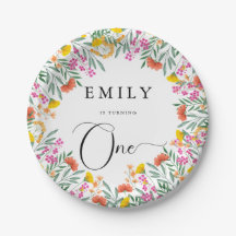 Festa Colorida de primeiros aniversarios de Flores