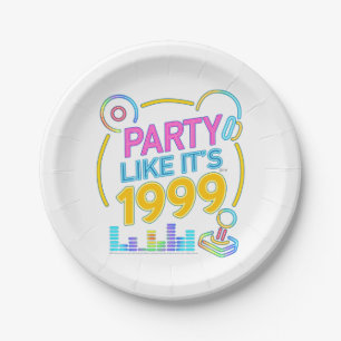 Prato De Papel Festa Como Se Fosse 1999®™ – Trilha Sonora Neon