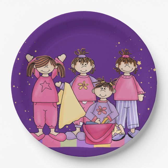 Prato De Papel Festa de aniversário (Frente)