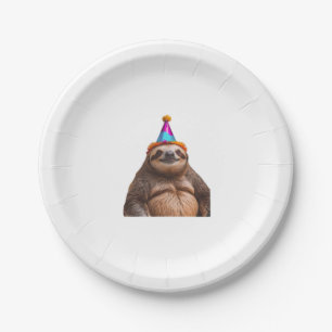 Prato De Papel Festa de aniversário Chunky Sloth que dom meme eng