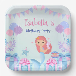 Prato De Papel Festa de aniversário de Aquarela Cachorro-Arco-Íri