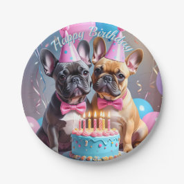 Prato De Papel Festa de aniversário de Bulls Francês
