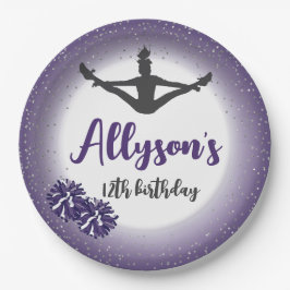 Prato De Papel Festa de aniversário De Cheiro, Qualquer Roxo De I