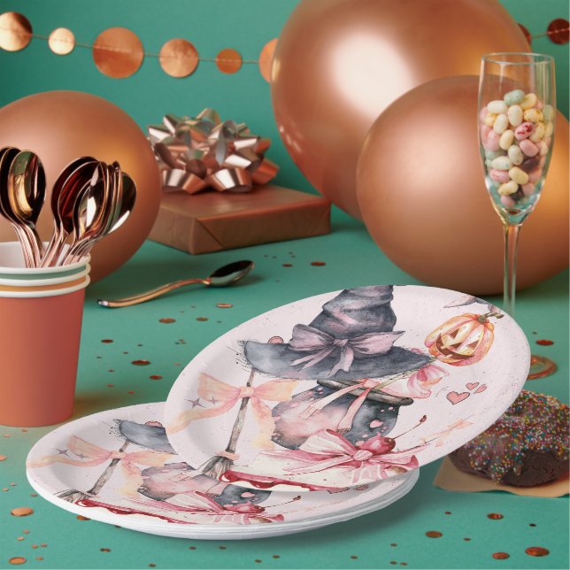 Prato De Papel Festa de aniversário de coquetel de aquarela do Ha (Múltiplo)