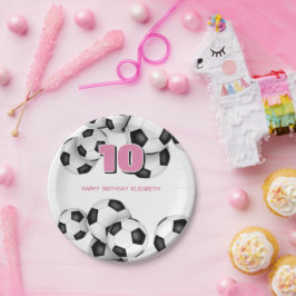 Prato De Papel festa de aniversário de criança das bolas brancas 