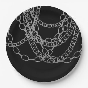 Prato De Papel Festa de aniversário de dança Black Hip Hop Cadeia