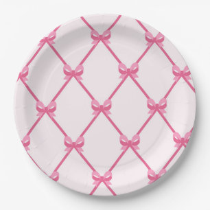 Prato De Papel Festa de aniversário de Fantasia Princesa Rosa