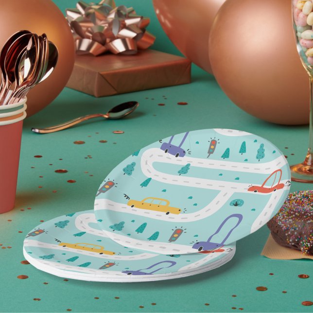 Prato De Papel Festa de aniversário de Garoto Bonito (Criador carregado)