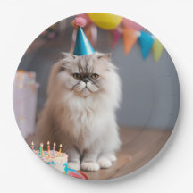 Festa de aniversário de Gato Persa