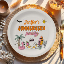 Festa de Aniversário de Halloween na Piscina de Ve