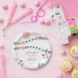 Prato De Papel Festa de aniversário de Joias de Amizade Bracelet