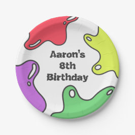 Prato De Papel Festa de aniversário de lodo