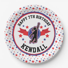 Prato De Papel Festa de aniversario de meninas do Guerreiro Ninja