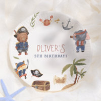 Festa de Aniversário de Menino com Animais Piratas