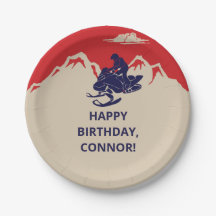 Festa de aniversário de Meninos de Inverno Snowmob