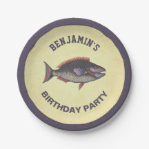 Festa de Aniversário de Pesca Rústica Vintage