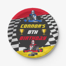 Festa de aniversário do Carro de Corrida de Kart