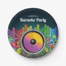 Festa de Aniversário Karaokê de Música Colorida