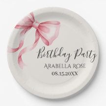 Festa de Aniversário Laço Rosa Caprichoso