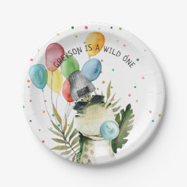 Prato De Papel Festa de aniversário na moda Dinossauro