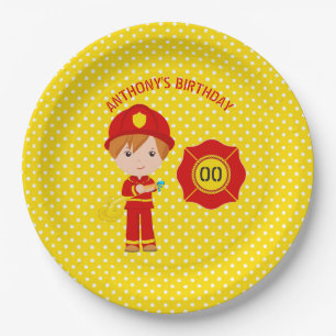 Prato De Papel Festa de aniversário personalizada com tema de bom