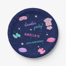 Festa de aniversário Sleepover Sleepover Rosa Púrp