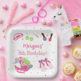 Prato De Papel Festa de aniversário Spa