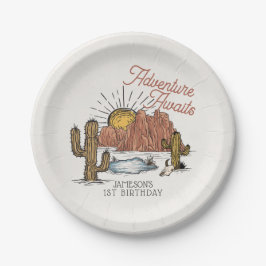 Prato De Papel Festa de aniversário Wild West Rodeo