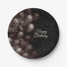 Festa de Balões Negros de Aniversário
