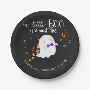 Prato De Papel Festa de Bebê Menino Fantasma Dia das Bruxas Boo