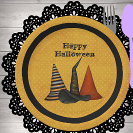 Prato De Papel Festa de Bruxas do Halloween