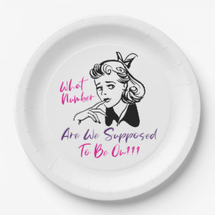 Prato De Papel Festa de Bunco Engraçado