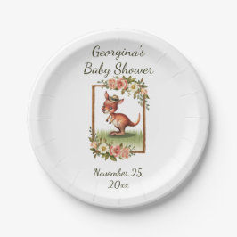 Prato De Papel Festa de Cangaro Cangurado de Aquicultura