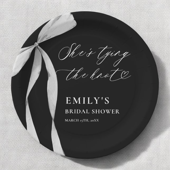 Prato De Papel Festa de Chá de Noiva: Ela Vai Casar (Criador carregado)