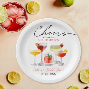 Prato De Papel Festa de Chá de panela coquetel