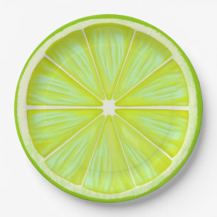 Prato De Papel Festa de Coquetel Fresh Lime Slice Mule