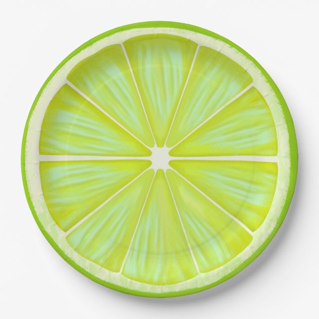 Prato De Papel Festa de Coquetel Fresh Lime Slice Mule (Frente)