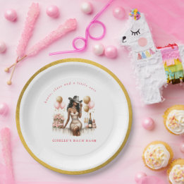 Prato De Papel Festa de Despedida de Solteira Country no Oeste