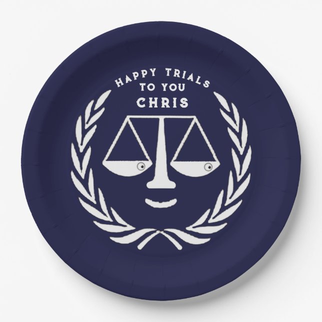 Prato De Papel Festa de formatura da Faculdade de Direito do Advo (Frente)