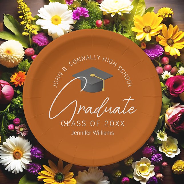 Prato De Papel Festa de formatura Personalizada do Formando Laran (Criador carregado)