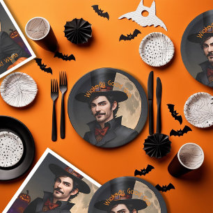 Prato De Papel Festa de Halloween com Comida Diabolicamente Boa