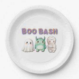 Prato De Papel Festa de Halloween de Figurino Bonito