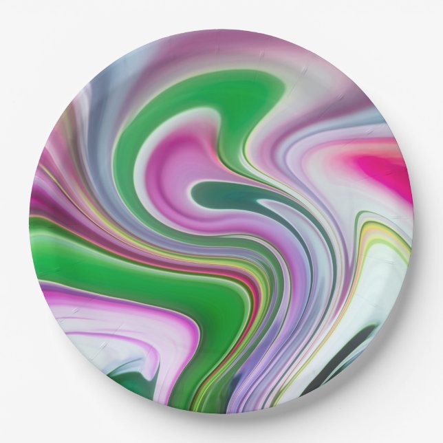 Prato De Papel Festa de Jardim (Frente)