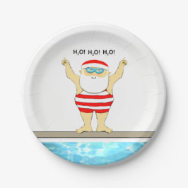 Prato De Papel Festa de Natal