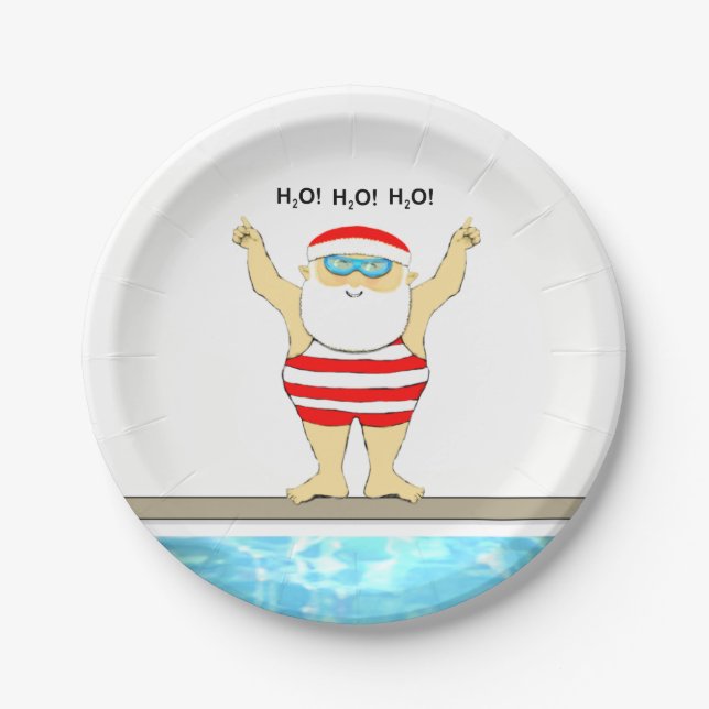 Prato De Papel Festa de Natal (Frente)