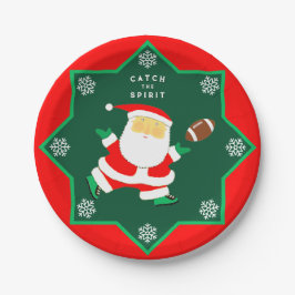 Prato De Papel Festa de Natal