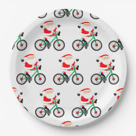 Prato De Papel Festa de Natal criativa