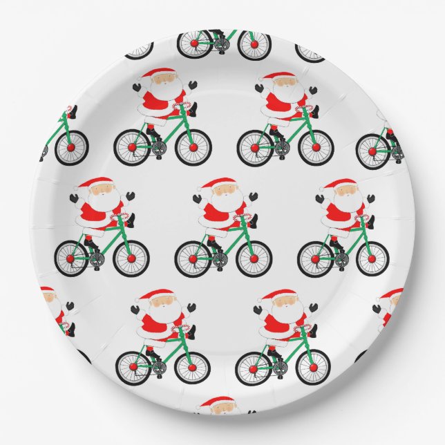 Prato De Papel Festa de Natal criativa (Frente)