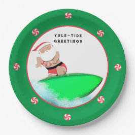 Prato De Papel Festa de Natal em Praia